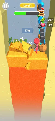 ดาวน์โหลด Dig Gem Mining! เกมขุดเหมืองสุดสนุก ล่าสมบัติฟรีบนมือถือ - Screenshot 11