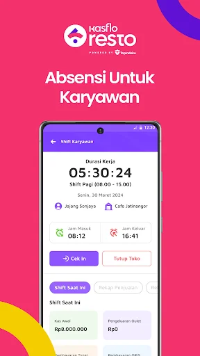 ดาวน์โหลด Kasflo Resto ล่าสุด – ระบบ POS และจัดการร้านอาหารฟรี - Screenshot 2