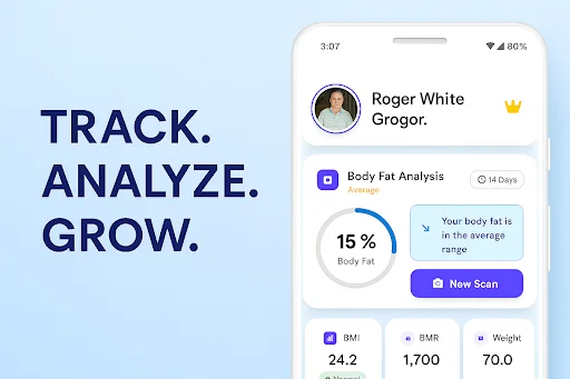 ดาวน์โหลด Formfy: AI Body Fat Scanner ล่าสุด – วัดไขมันและดูแลสุขภาพด้วย AI ฟรี - Screenshot 16