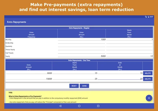 ดาวน์โหลด Financial Calculator India Pro ล่าสุด – เครื่องมือคำนวณการเงินครบวงจร - Screenshot 18