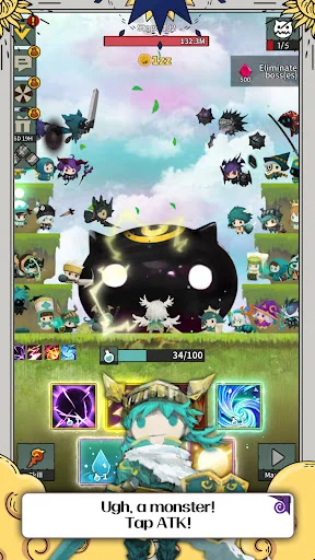 ดาวน์โหลด Tap Dragon: Little Knight Luna ล่าสุด – เกม Idle RPG สุดน่ารัก - Screenshot 12