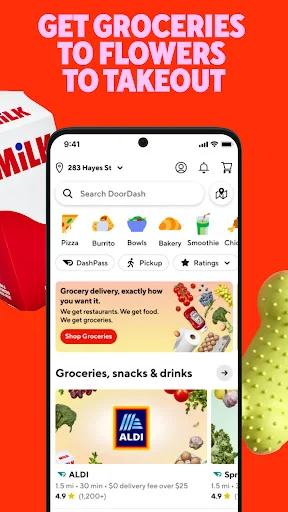 ดาวน์โหลด DoorDash ล่าสุด – สั่งอาหารและของสดส่งตรงถึงบ้านคุณฟรี - Screenshot 2