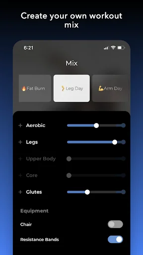ดาวน์โหลด HIIT | Down Dog ล่าสุด – ออกกำลังกายแบบ HIIT ปรับแต่งได้เองฟรี - Screenshot 3