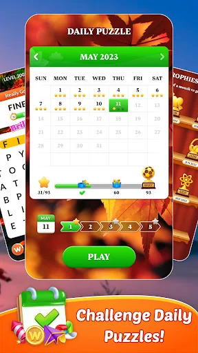 ดาวน์โหลด Word Search Pop เกมค้นหาคำศัพท์ยอดฮิต ฝึกสมองฟรีบนมือถือ - Screenshot 3