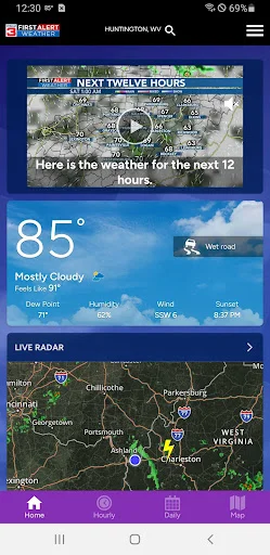 ดาวน์โหลด WSAZ First Alert Weather App ล่าสุด – พยากรณ์แม่นยำฟรี - Screenshot 1