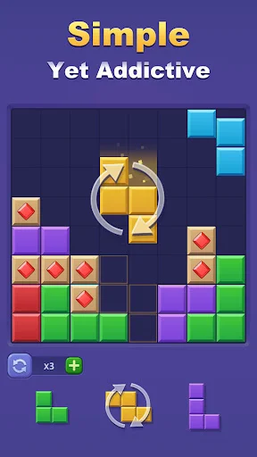 ดาวน์โหลด Block Dash® Color Block Puzzle ล่าสุด – เกมพัซเซิลฝึกสมองฟรี - Screenshot 8