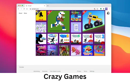 ดาวน์โหลด Crazy Games – รวมเกมออนไลน์ฟรีบน Chrome เล่นสนุกได้ทุกที่ - Screenshot 1