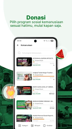 ดาวน์โหลด Dompet Dhuafa: Zakat, Sedekah ล่าสุด – บริจาคออนไลน์ สะดวก ปลอดภัย - Screenshot 4