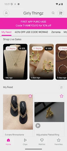 ดาวน์โหลดแอป Girly Thingz ล่าสุด – ช้อปปิ้งสินค้าแฟชั่นออนไลน์ - Screenshot 2