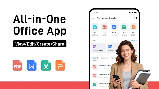 ดาวน์โหลด Document Reader – PDF Editor ล่าสุด – จัดการเอกสารครบจบในแอปเดียว - Screenshot 1