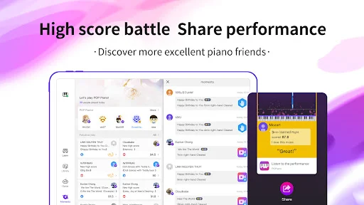 ดาวน์โหลด POP Piano ล่าสุด – ฝึกเล่นเปียโนง่ายๆ ที่บ้านได้ฟรี - Screenshot 10