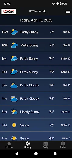 ดาวน์โหลด WTVY-TV 4 First Alert Weather – พยากรณ์อากาศแม่นยำ - Screenshot 2