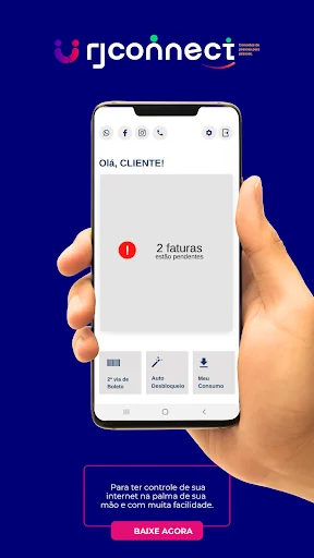 ดาวน์โหลด RJCONNECT ล่าสุด – จัดการบริการอินเทอร์เน็ตครบวงจร ฟรี - Screenshot 1