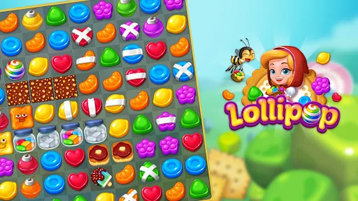 ดาวน์โหลด Lollipop: Sweet Taste Match 3 ล่าสุด – เกมเรียงลูกกวาดฟรี - Screenshot 27