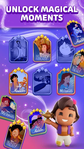 ดาวน์โหลด Disney Magic Match 3D ล่าสุด – เกมพัซเซิลดิสนีย์สุดสนุก ฟรี - Screenshot 2
