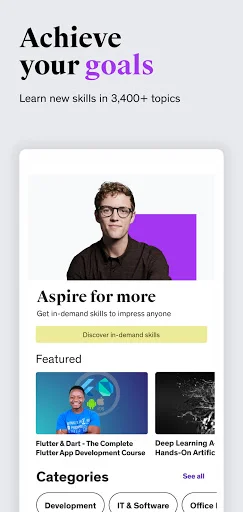 ดาวน์โหลด Udemy – คอร์สเรียนออนไลน์ พัฒนาทักษะ AI และเขียนโปรแกรม ฟรี - Screenshot 2